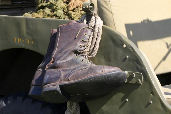 Militärstiefel — Stockfoto