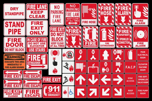 Chants d'incendie d'urgence — Image vectorielle