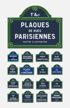 Paris sokak işaretleri