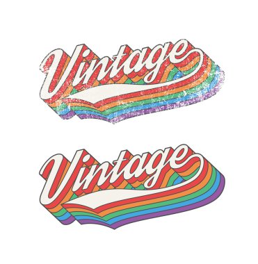 Renkli Vintage tasarım