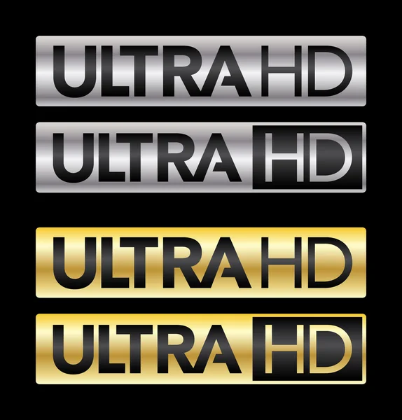 Ultra hd — Vector de stock