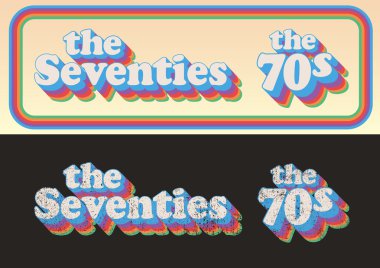 The Seventies 1 clipart