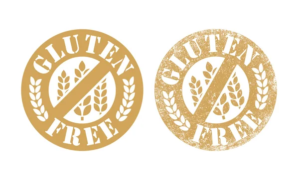 Timbre sans gluten — Image vectorielle