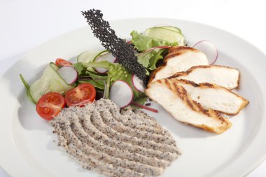 tavuk göğsü ile Yapıştır