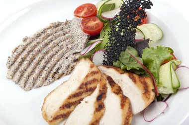 tavuk göğsü ile Yapıştır