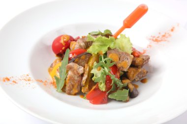 tavuk ve kabak salatası