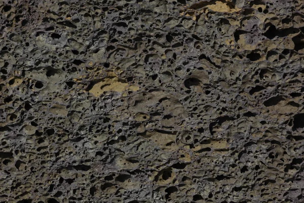 Pedras de lava preta textura — Fotografia de Stock