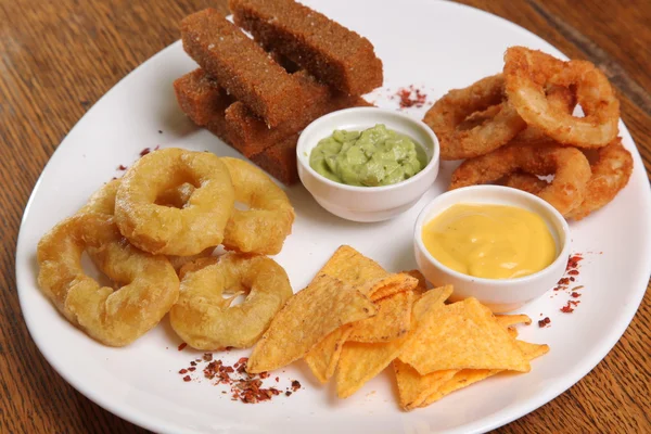 Bira ve soslar için aperatifler.