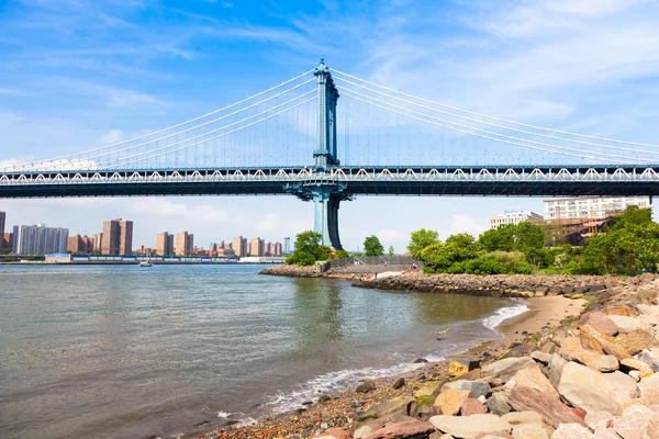 Manhattan bridge i New York City, USA — Stockfoto