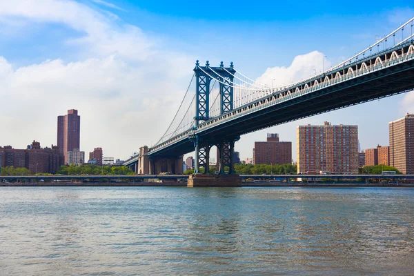 New York 'taki Manhattan Köprüsü, ABD — Stok fotoğraf