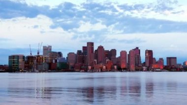 Boston Massachusetts - ABD Skyline Timelapse