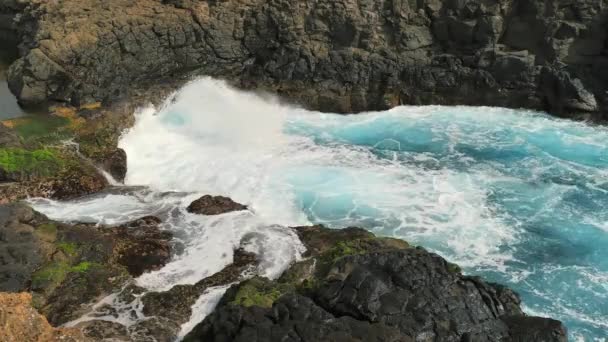 Vue 4K UHD de Buracona sur l "île de Sal archipel du Cap Vert - Cabo Verde — Video