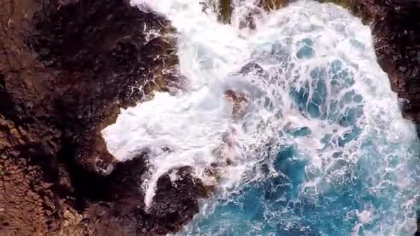 Vista aérea de Buracona em sal Island Cabo Verde - Cabo Verde — Vídeo de Stock