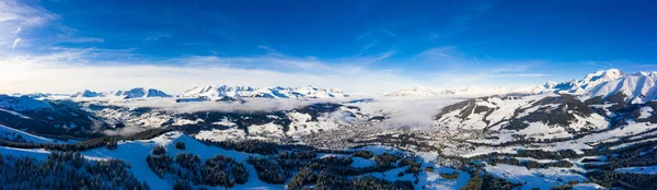 Stacja Narciarska Megeve Haute Savoie Alpach Francuskich — Zdjęcie stockowe