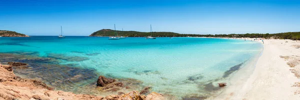 Panoramic View Rondinara Beach Corsica Island France — Stock Photo, Image