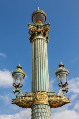 Fransa paris sokak lambası - yakın çekim