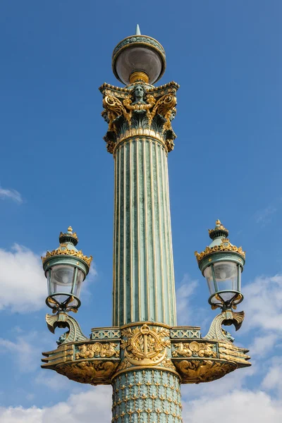 Close up de uma lâmpada de rua Paris - França — Fotografia de Stock