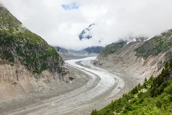 氷の海 - chamonic - フランスの「mer de glaces」 — ストック写真