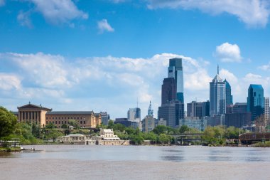 Skyline görünümü, philadelphia, pennsylvania