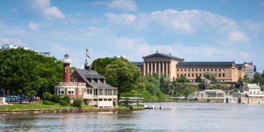Philadelphia boat house ve Sanat Müzesi, pennsylvania - bize