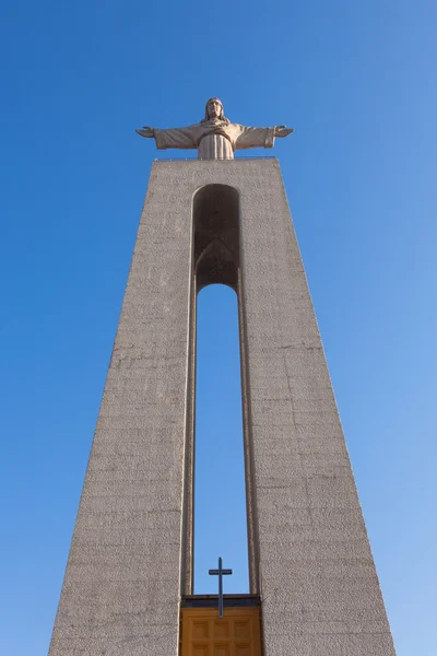 İsa Mesih anıt Lizbon, Portekiz "Cristo Rei Lisboa" — Stok fotoğraf