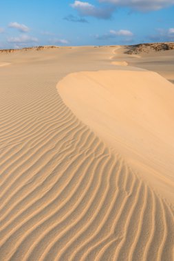  Praia de Chaves Boavist içinde dalgalar Chaves kumulları üzerinde plaj