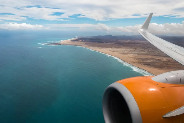 Aerial view of Boavista coast Cape Verde - Cabo Verde — Stock Photo, Image