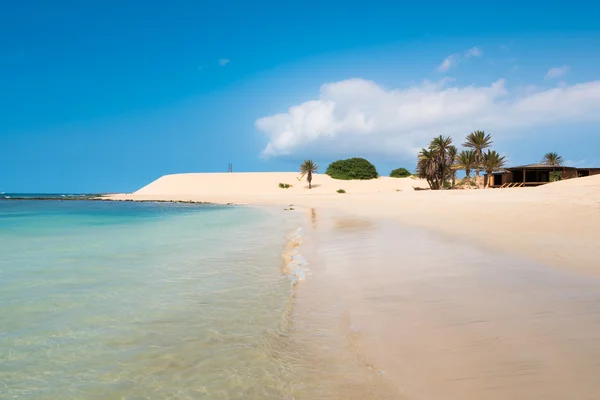 Praia de Chaves Praia de Chaves em Boavista Cabo Verde - Cabo Verde — Fotografia de Stock