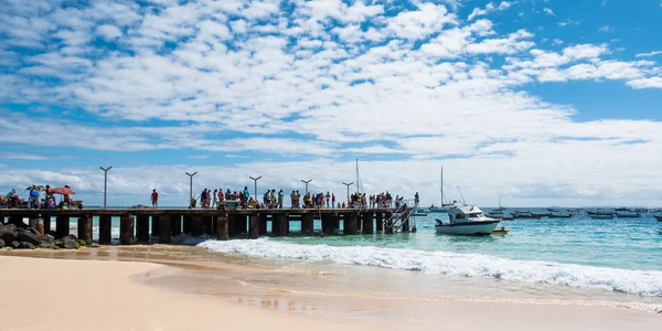 Playa de Santa Maria en Sal Cabo Verde - Cabo Verde — Foto de Stock