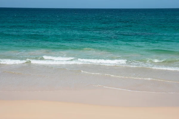 Пляж Verandinha Praia de Verandinha в Boavista Cape Verde  - — стоковое фото