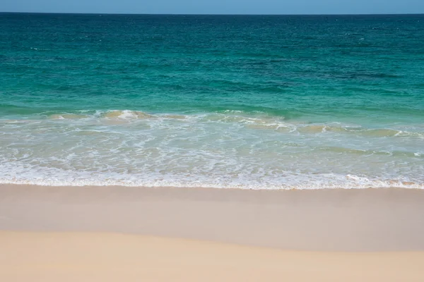 Пляж Verandinha Praia de Verandinha в Boavista Cape Verde  - — стоковое фото