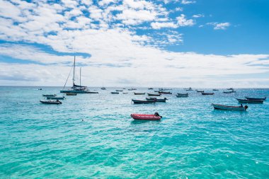 Balıkçı tekneleri Santa Maria beach Sal Cape Verde - Cabo Verde