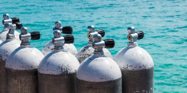 Santa Maria Beach Sal Cape Verde - Cabo dalış hava şişe 