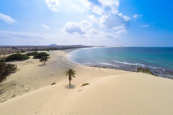 Sanddynor i Chaves stranden Praia de Chaves — Stockfoto