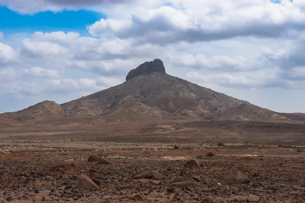 Öken torra landskap i Sal ön Kap Verde - Cabo Verde — Stockfoto