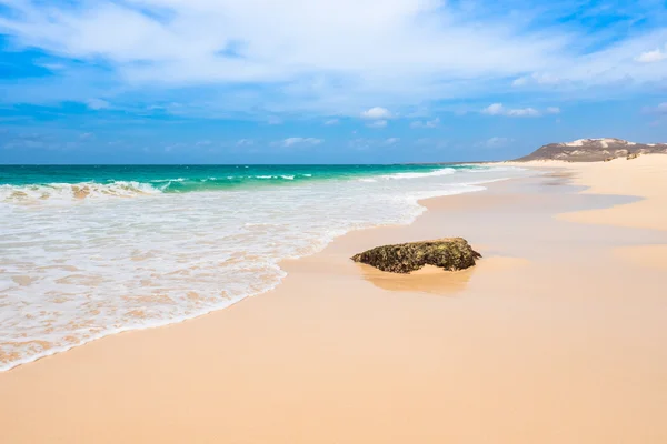 Verandinha beach Praia de Verandinha  in Boavista Cape Verde - — Stok fotoğraf