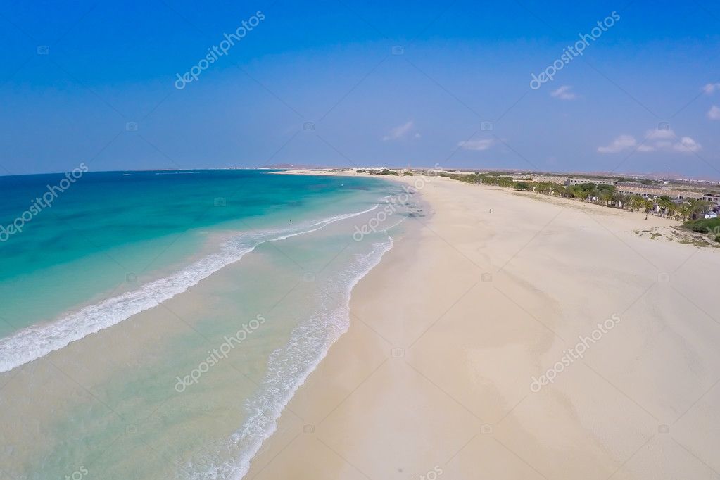 Incubus Stræde postkontor Aerial view on sand dunes in Chaves beach Praia de Chaves in Bo Stock Photo  by ©sam741002 63782797