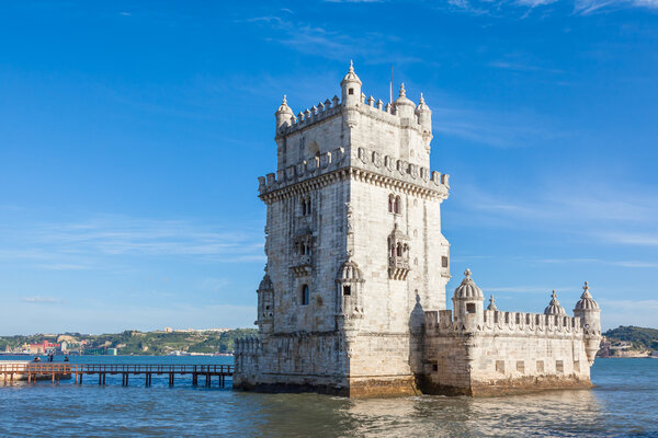 Belem tower - Torre de Belem  in Lisbon, Portugal