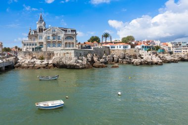 Cascais waterftont Lizbon yakınındaki