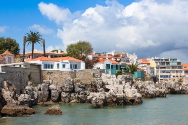 Cascais waterftont Lizbon yakınındaki