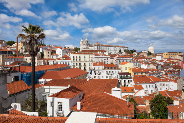 На крыше Лиссабон от Portas делать соль зрения