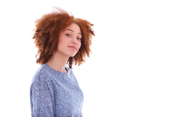 Unga afroamerikanska tonårsflicka — Stockfoto