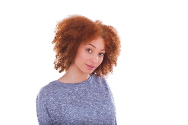 Genç Afro-Amerikan genç kız