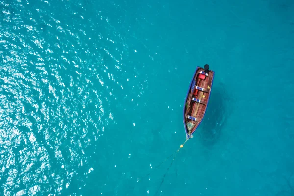 Tradizionale barca da pesca a Santa Maria in Isola di Sal a Capo Ve — Foto Stock