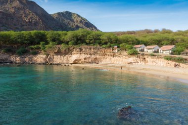 Santiago adasındaki Tarrafal Sahili, Cape Verde Cabo Verde