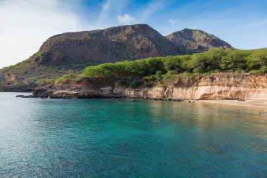 Santiago adasındaki Tarrafal Sahili, Cape Verde Cabo Verde