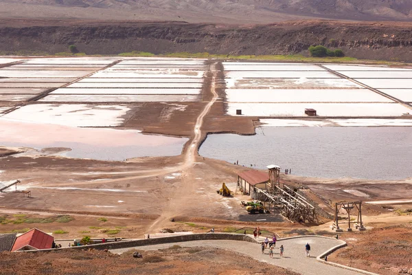 View of Salinas  in Sal Cape Verde - Cabo Verde Islands — Stock Photo, Image