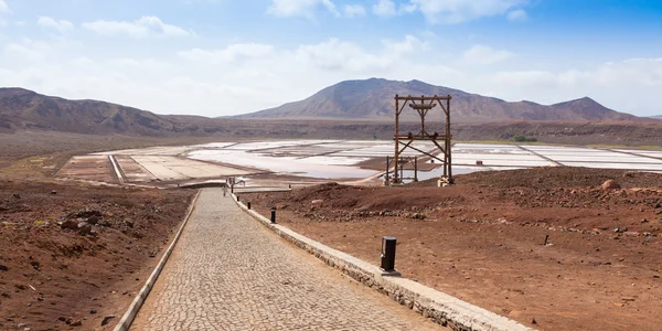 Panoramic View of Salinas  in Sal Cape Verde - Cabo Verde Island — Stock Photo, Image