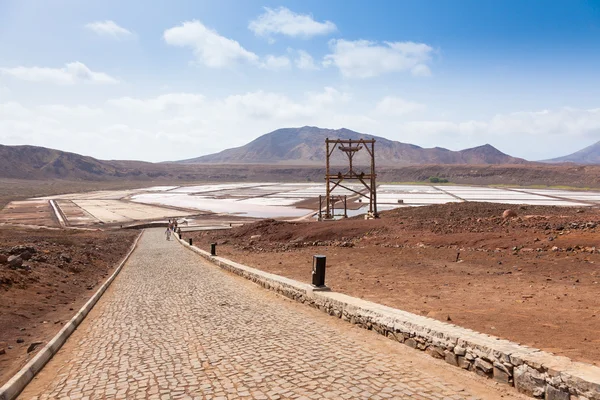 View of Salinas  in Sal Cape Verde - Cabo Verde Islands — Stock Photo, Image