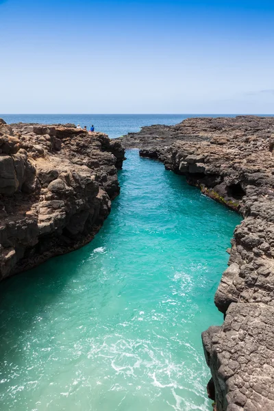 Buracona  in Sal Island Cape Verde - Cabo Verde — Stock Photo, Image